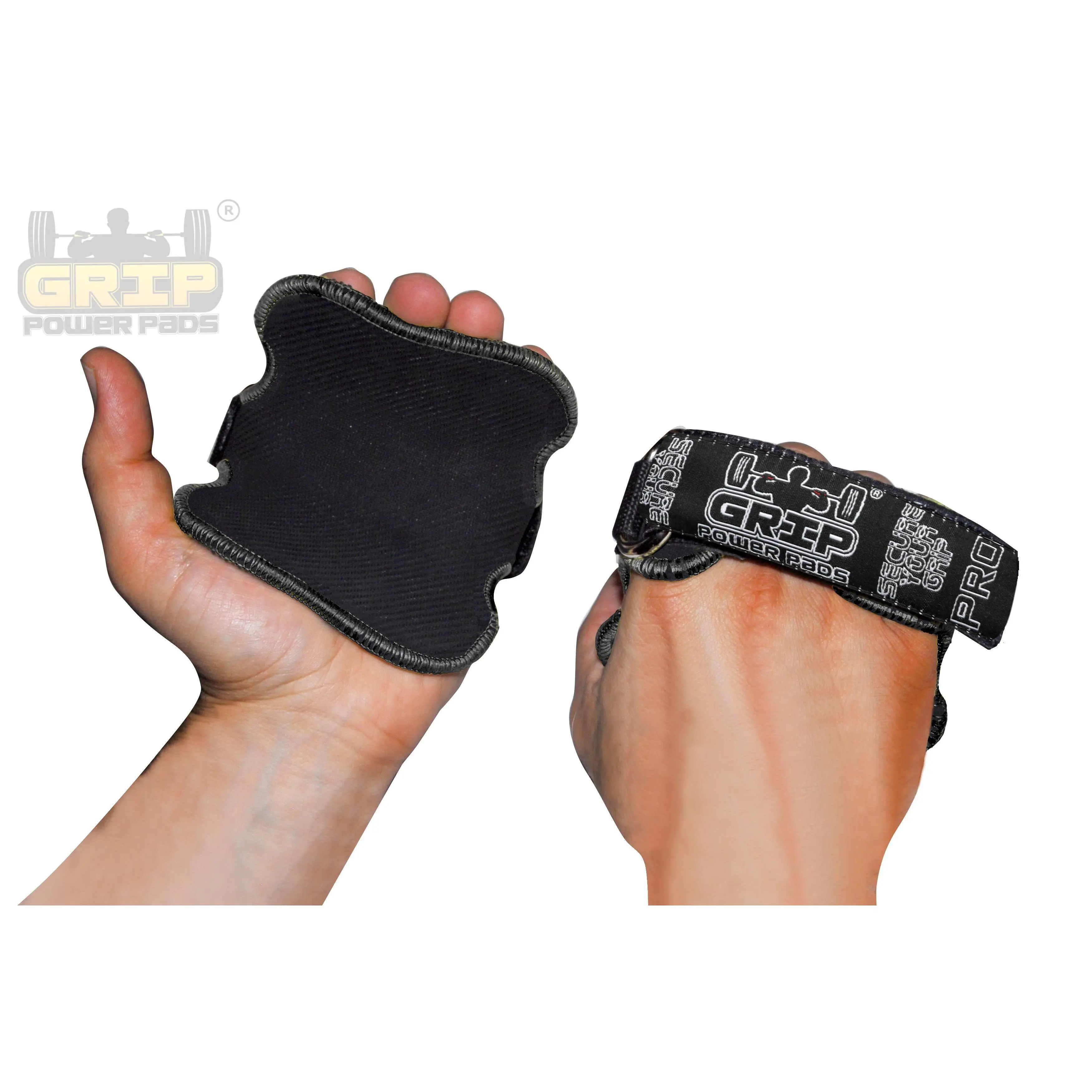Grip Power Pads PRO Gym Gloves Alternative Weightlifting Grips Mens Workout