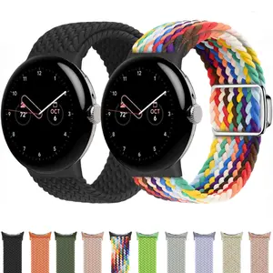 Braided Loop Strap for Google Pixel Watch 4/3 41mm Nylon Replacement Bracelet Wristband for Pixel Watch 4 3 2 1 Band Accessories