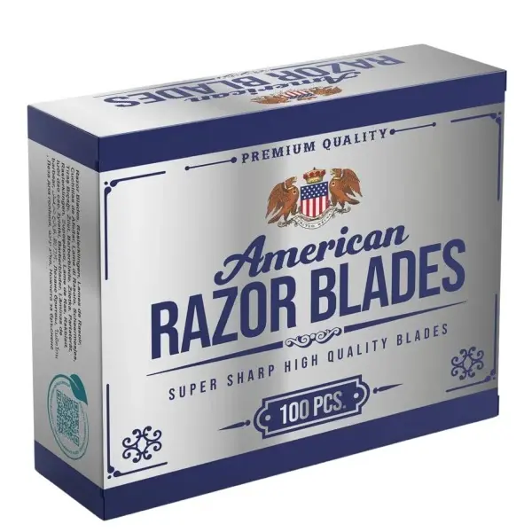 American Razor Blades Double Edge Razor Blades 100 Count