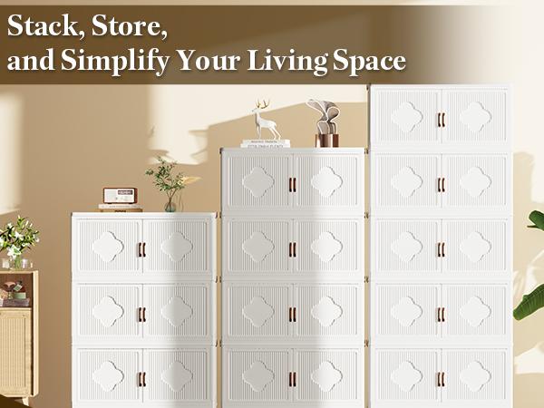 AECOJOY Storage Box Super Large Foldable with Lid Large Stackable Bins Customizable Design for Home & Office Organization High-Quality Sturdy Material Organiser