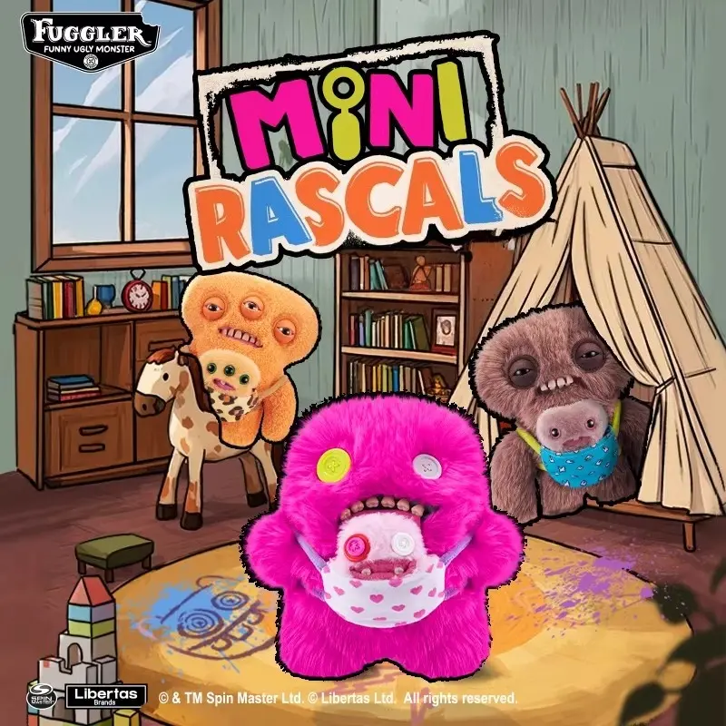 Fugger MINI Rascals Series Plush Dolls: Ugly-Cute, Funny, Trendy Stuffed Toys