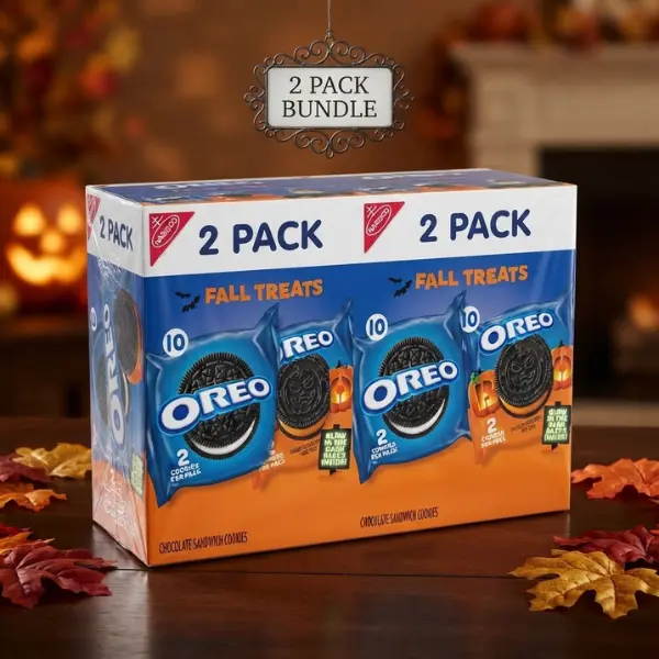 OREO Boo! Halloween Cookies Variety Pack, 20 Snack Packs, 2 Pack
