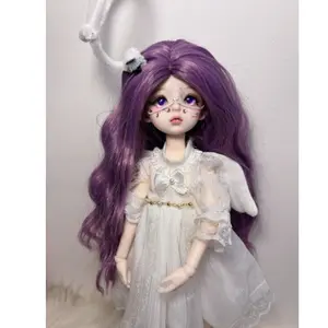 Handmade BJD Art Doll – Jellyfish Fantasy Faceup | Fully Jointed Collectible Doll | Angel Style Designer Doll Gift