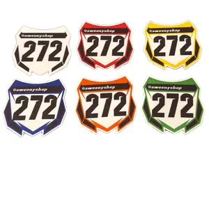 Custom Mini Front Number Plates 2x2 Stickers