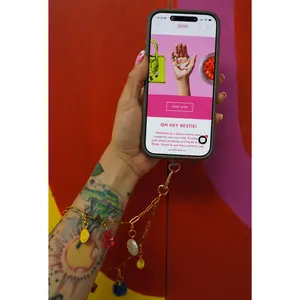 Charm wristlet