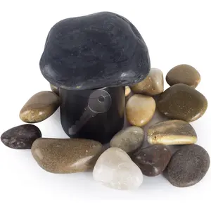 A Key Holder Outdoor  Rock, Safe for Outdoor Garden or Yard (Black)