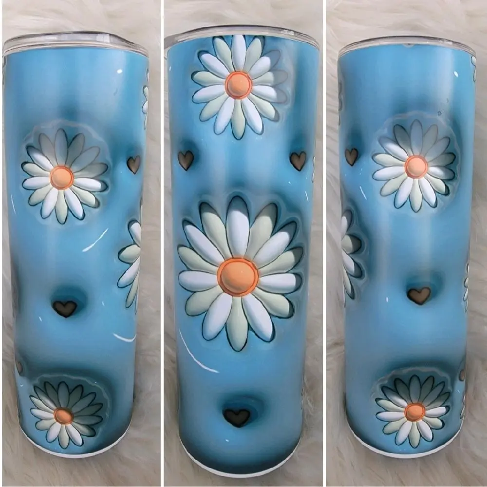 3d Daisy Tumbler cups
