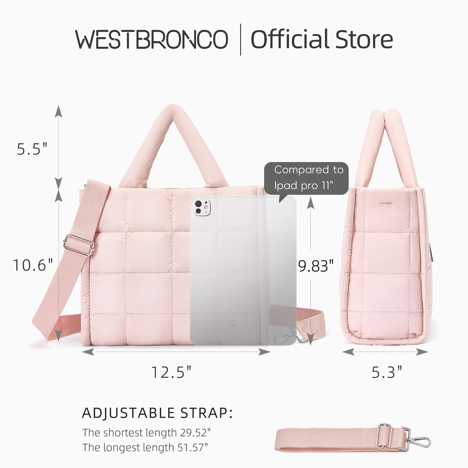 WESTBRONCO Bubble Puffer Tote Bag 2026 Spring Trendy Viral Quilted Crossbody Purse Fashion Bag for Women Mom Shoulder Handbag Work University Diaper Bag Durable Waterproof Bag Travel Essentials Purse Gift for her TikTokShopStockUp summervibes