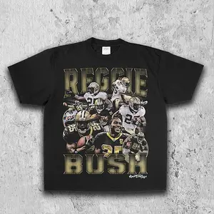 Reggie Bush Saints Tee SHIRT, GIFT FOR FANS, FOOTBALL SHIRT