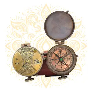 Nautical Compass in a wooden case
