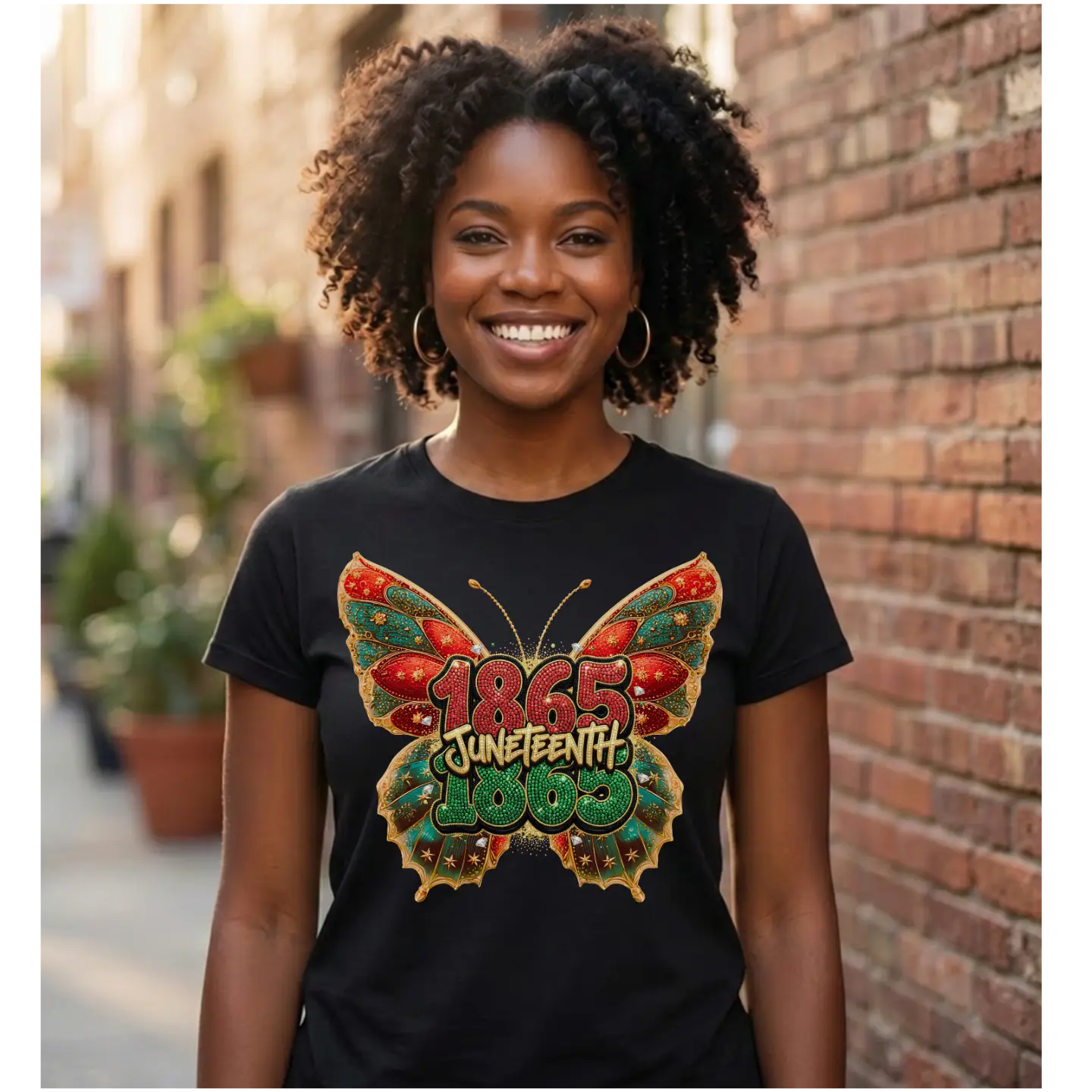 Juneteenth 10in DTF Heat Transfer - Ready-to-Press Graphic for T-Shirts, DIY Crafts, Specialty Printmaking Embossing Accessories (DIY Supply)