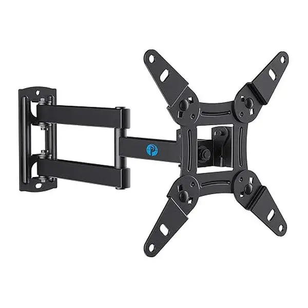 Pipishell Full Motion TV Monitor Wall Mount Bracket Articulating Arms Swivel Tilt Extension Rotation for Most 13-42 Inch LED LCD Flat Curved Screen TV