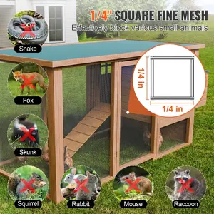 VEVOR Hardware Cloth, 1/4 inch 48inx 100 ft 23 Gauge, Hot Dipped Galvanized Wire Mesh Roll, Chicken Wire Fencing, Wire Mesh for Rabbit Cages, Garden, Small Rodents