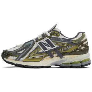 New Balance 1906A Deconstructed Retro Sneakers for Men and Women with Mesh and Synthetic Leather for Durability, Low-Cut Design for Casual Urban Commute and Running in Olive Green Trending Shoes, House White Official Shoes to Get / Maison Mihara