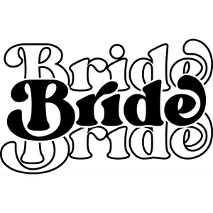 DTF Transfer – BQ Bride Multi Sizes