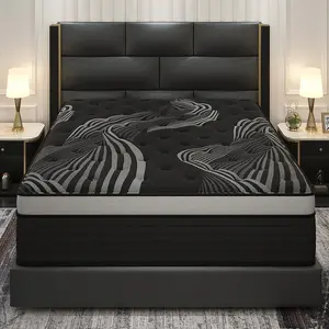 12/14 Inch Twin Full Queen King Memory Mattress with Independent Springs, Provides Pressure Relief, Motion Isolation and Edges Support, Medium Firmness, Breathable,100 Trials, Spring Hybrid Mattress in a box ,Gel infuse memory foam