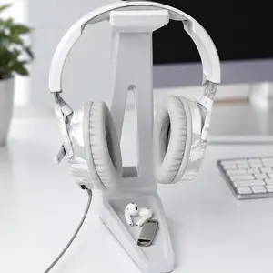 minimal headset stand with tray