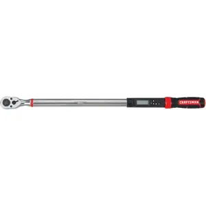 CRAFTSMAN Digital Torque Wrench, SAE, 1/2-Inch, 50-250 FT-LB, (CMMT99436)