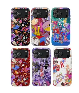 Digital Circus Survival Squad Case, High-Stakes Battle, Distorted World, Intense Energy, Cover For iPhone 17 16 15 14 13 12 11 Plus Pro Max, Samsung S25 S24 S23 S22 S21 Plus Ultra