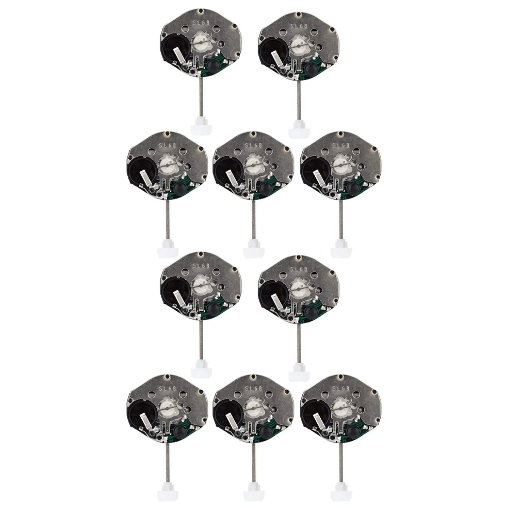 Watch Movement, 10Pcs SL68 Quartz Watch Movement Accessories Repairing Replacement Parts