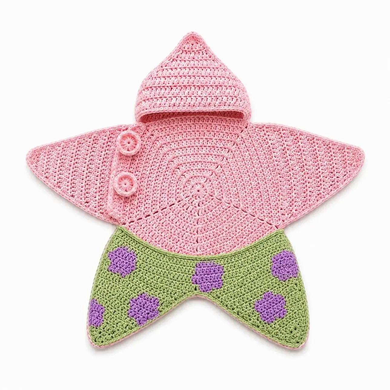 Baby Crochet Star Wrap Suit, Halloween Crochet Shirts, Starhug Crochet Wrap