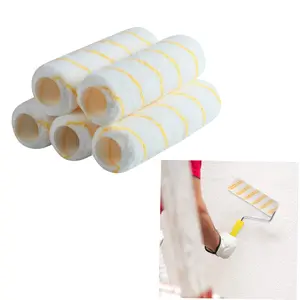 Paint Roller Covers 1/2" x 9" Pack of 5 for Paint Rollers Naps House Painting Supplies Essential Tool for Smooth Application