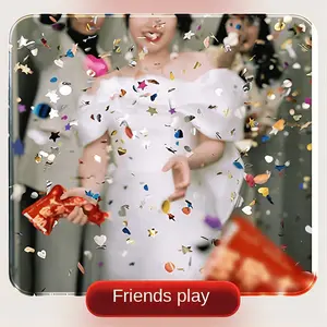 10pcs/set Confetti, Handheld Confetti Plaything, Automatic Inflatable, Wedding Supplies, Bachelor Party Supplies, Birthday Party Decor