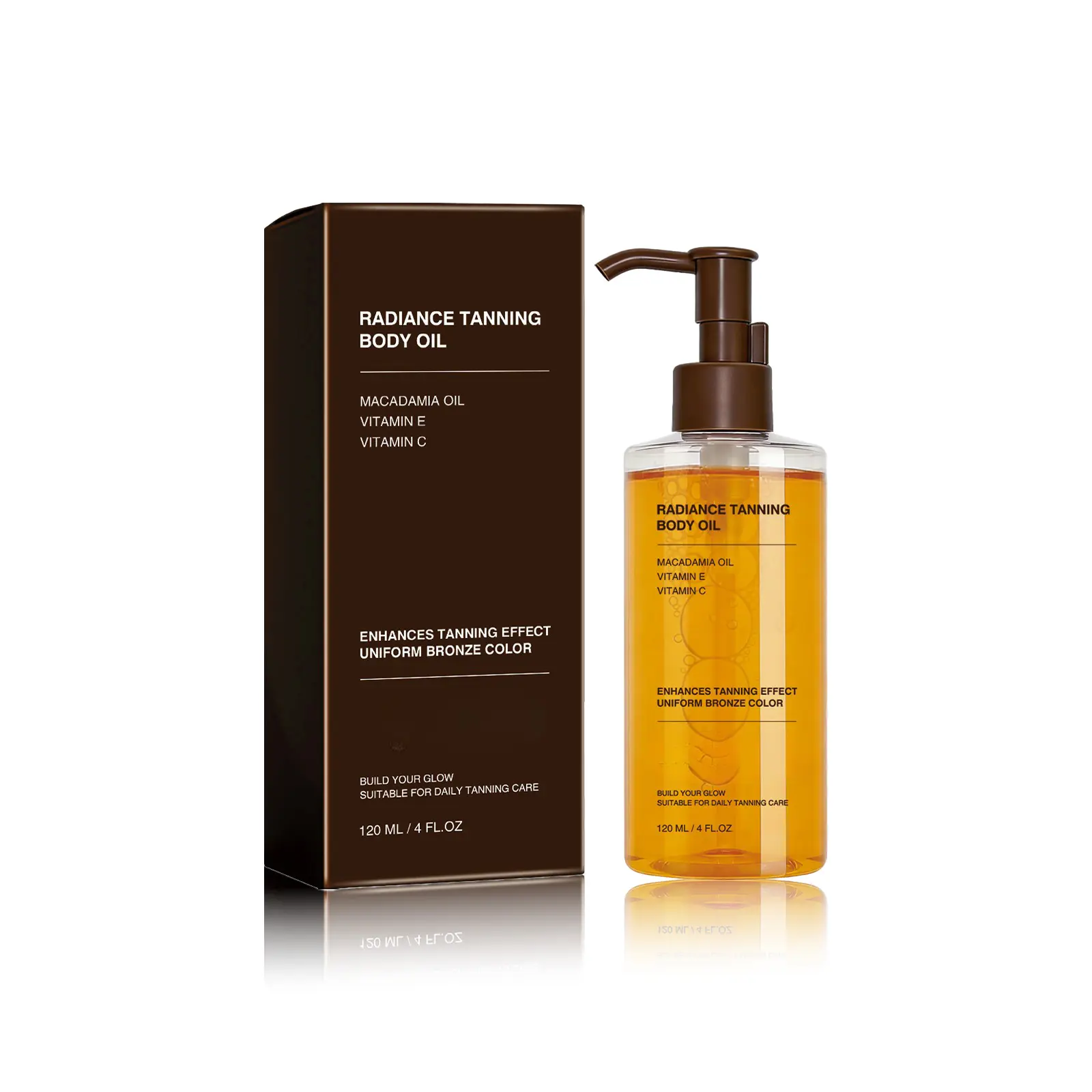 Glo Melanin Brightening Body Oil with Turmeric Grapeseed Oil & Vitamin E for Dark Spots Hyperpigmentation 120ml Nourishing Care