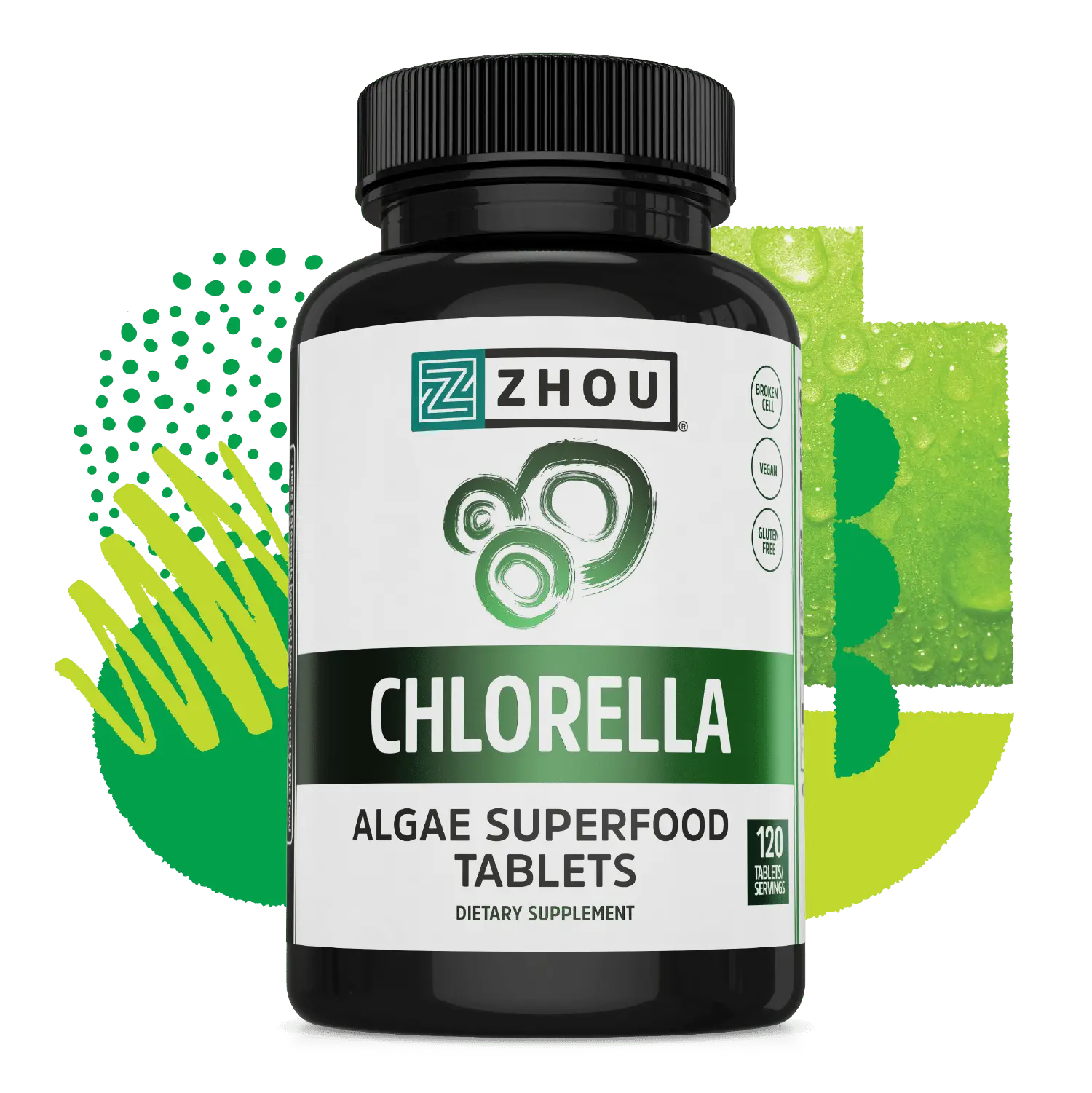 Zhou Chlorella Cleanse Supplement Superfood Supplement