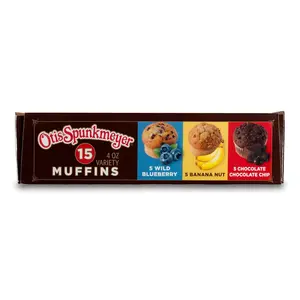 Otis Spunkmeyer Variety Pack Muffins, 4 oz., 15 pk.