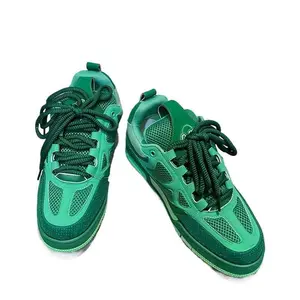 Brand Couple High Quality Net Basketball Shoes Women Casual Sports Men Breathable Bread Shoes Retro And Fashionable Board Shoes Picture Color
