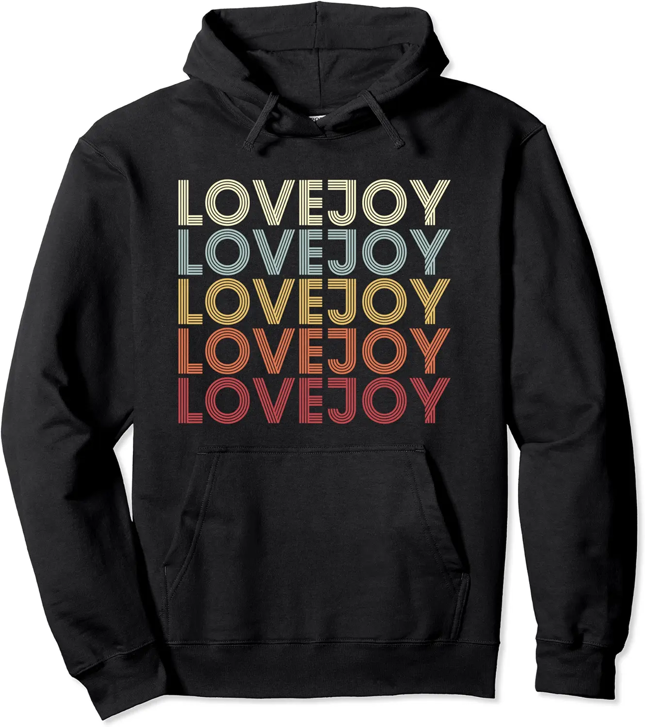 Lovejoy Georgia Lovejoy GA Retro Vintage Text Pullover Hoodie - Rubencordov Shop 94B0BKKP79LS