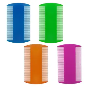 Hair Comb, Double Sided Fine Tooth Combs, Fine Tooth Hair Combs for Kids, Adults or Pet's Long, Short, Fine, Thick Hair(4 Pack)