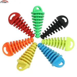 Motorcycle Exhaust Pipe Plug Muffler Wash Plug Pipe Protector Motocross Tailpipe Rubber Air Bleeder Move Blow-down Silencer Motor Parts Accessories