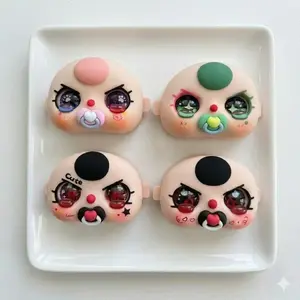 【YDM】BabyThree 200% Special Emojis Plush Pendant Doll Face&Eyes