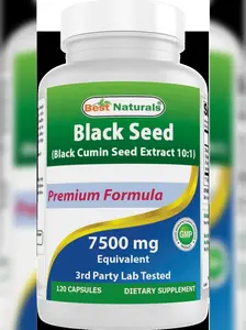 Best Naturals Black Seed (Black Cumin Seed Extract 10:1) 750 mg Per Serving- 120 Capsules