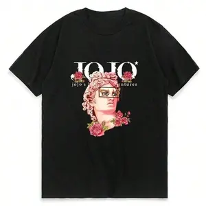 JoJo's Bizarre Adventure Anime T-shirt, JOJO design T-shirt, teen comic book T-shirt, short-sleeved, unisex