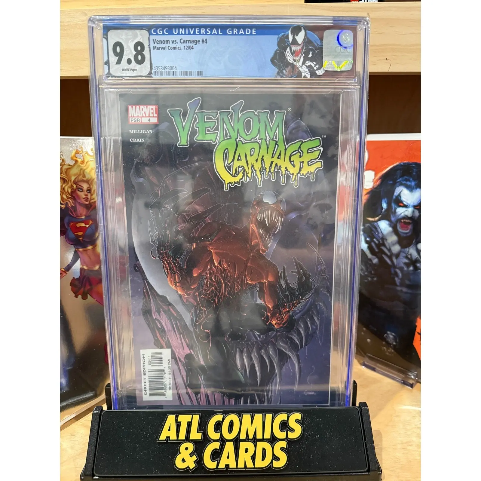 Slab | Venom vs Carnage #4 | CGC 9.8 | Special Label