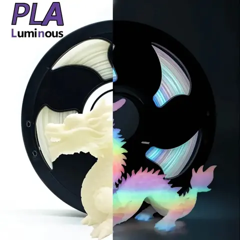 Glow in dark PLA Filament,250g(8.8oz) Gradient 3D Printer Filament Color Change and blue green purple, 3D Printer Accessories for Home & Office
