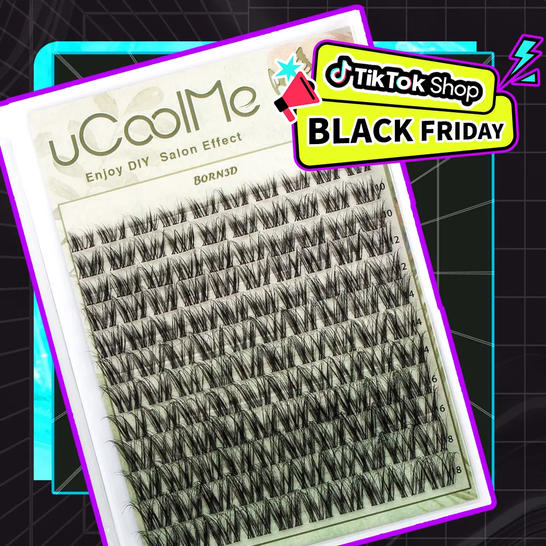 uCoolMe Born 3D Vivi Lash Clusters, DIY Individual False Eyelashes for Makeup, 3D Eyelash Extensions for a Defined Eye Look, Easy At-Home Lash Application, Beauty Gifts for Makeup Lovers