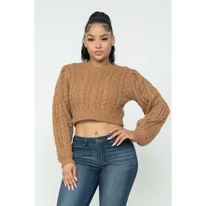Cable Pullover Top
