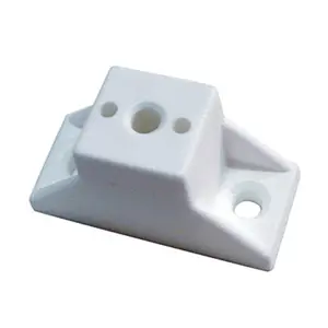 212 MAIN Drawer Slide Spacer, White, 0.5 in. Drawer Component with 2 Holes, Two Holes