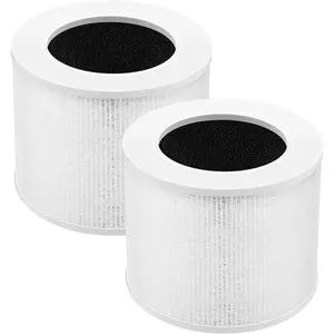 2 Pack Core Mini H13 True HEPA Replacement Filter for LEVOIT Core Mini Air Purifiers, 3-in-1 Core Mini-RF Filter Replacement