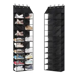Shoe Rack Door Organiser, Shoe Organiser Shoe Storage Hanging with 20 Deep Pockets, Shoe Rack Wall Mounting, Multifunctional Door Organiser, Hanging Organiser, Door Storage for Shoe Bags