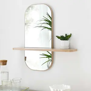 Modway Solstice Mirror in Oak