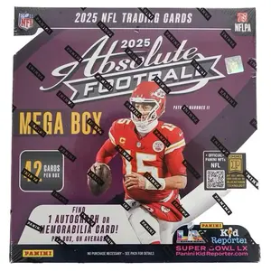 Panini Absolute Football 2025 Mega Box (Hunt for Kabooms and Dynamite SSPs!)