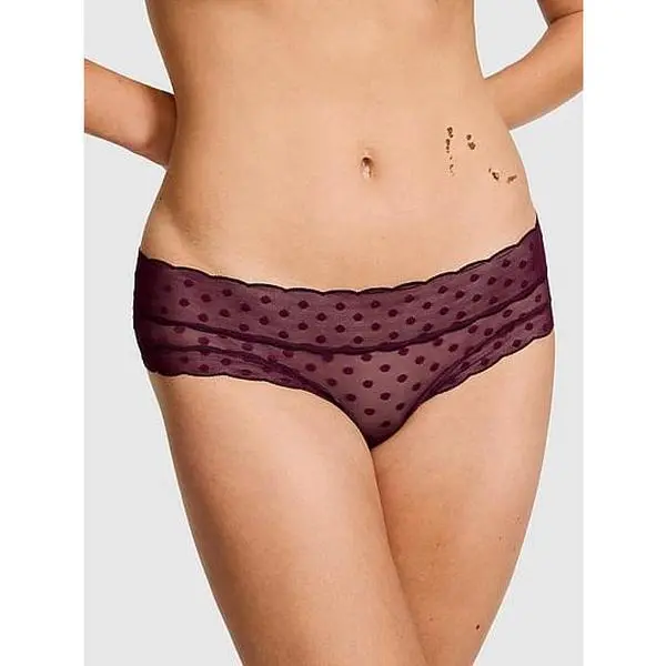 PINK Wink™ Jelly Sheer Mesh Cheeky Panty