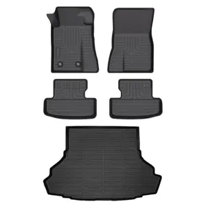 Depituu For Ford Mustang 2015-2026 Convertible/Coupe/GT/EcoBoost Models (NOT for Mach-E Models) Floor Mats & Cargo Liners, All Weather Floor Mats,Waterproof Anti-slip Durable Floor Mats Car Accessories Autos Protector Automotive,auto accessories,