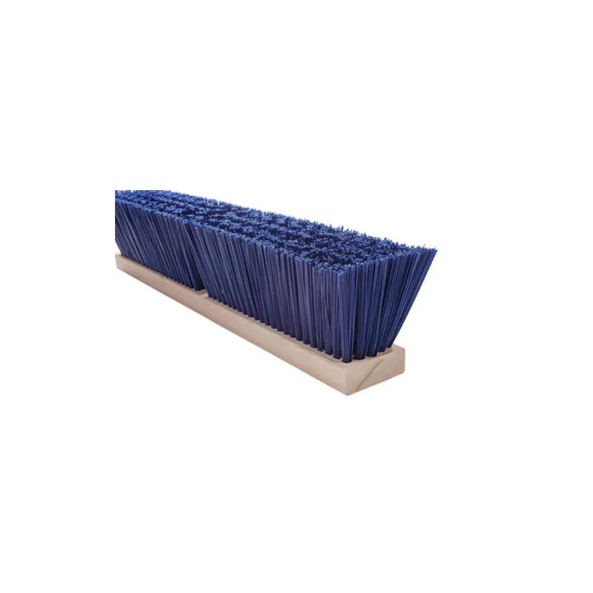 Magnolia 455-6424-FX 24 in. Durable Poly Street Brush with Flex Sweep, Blue Home Broom, Synthetic Bristles, Plastic Components, Aluminum Metal Handle, Truck Scrubber Home Cleaning Supply, Home Cleaning Products, Aluminium