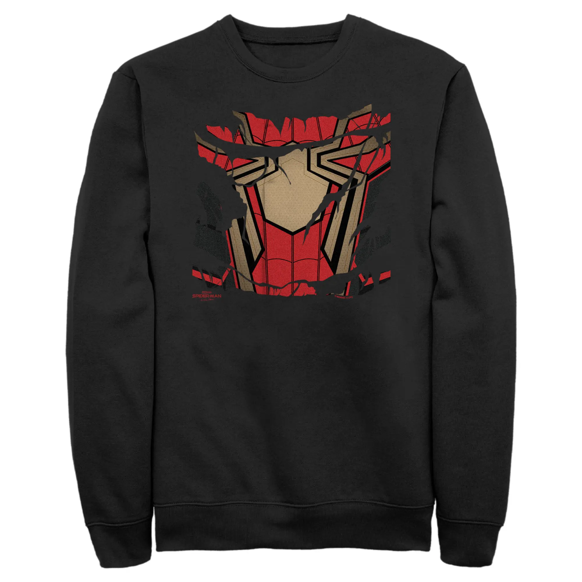 Men's Marvel Spider-Man: No Way Home Ripped Iron Suit Sweatshirt